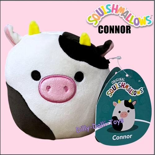 Squishmallows connor the - squishmallows, cow