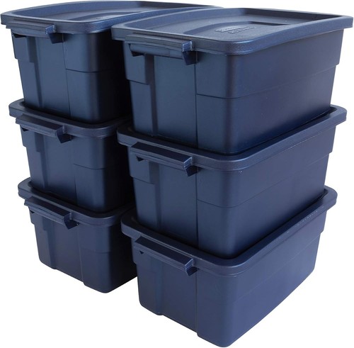 Plastic stackable storage bin - stackable,
