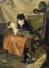 Henriette Ronner-Knip Cat Art