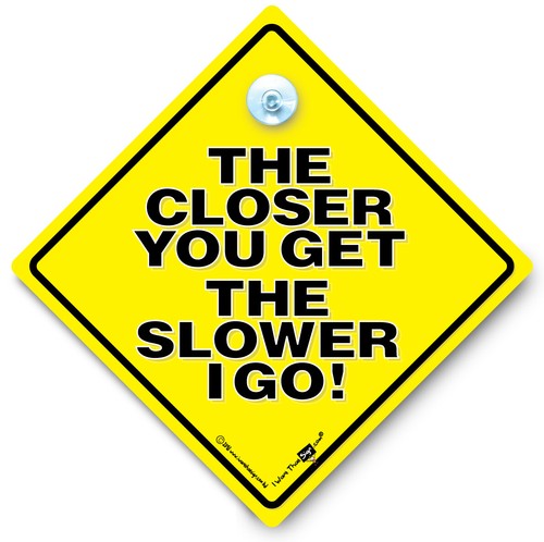 Tailgating car signs keep - signs,,