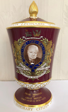 Spode Covered Vase Winston Churchill In Memoriam 1965 Limited Edition of 125