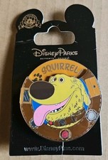 Dug Pixar Up Official Enamel Spinner Pin Badge Disney Parks Disneyland Up! Dog