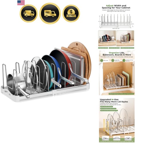 Adjustable bakeware organizer - bakeware,
