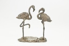 Sterling Silver Flamingo Pair