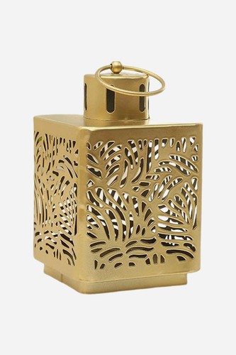 Metal tea light candle holder - tea,