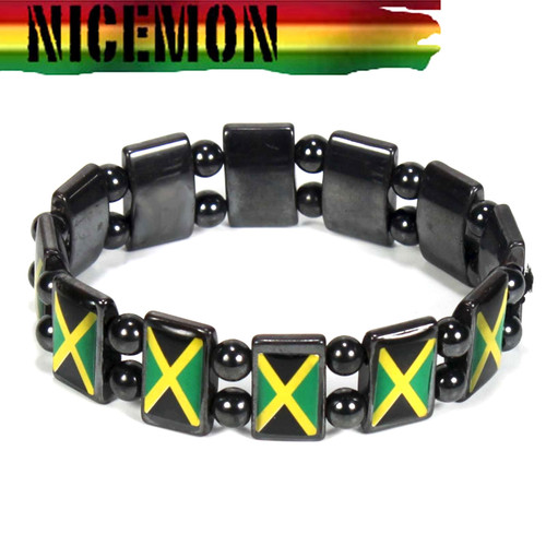 Jamaican flag bracelet - flag,