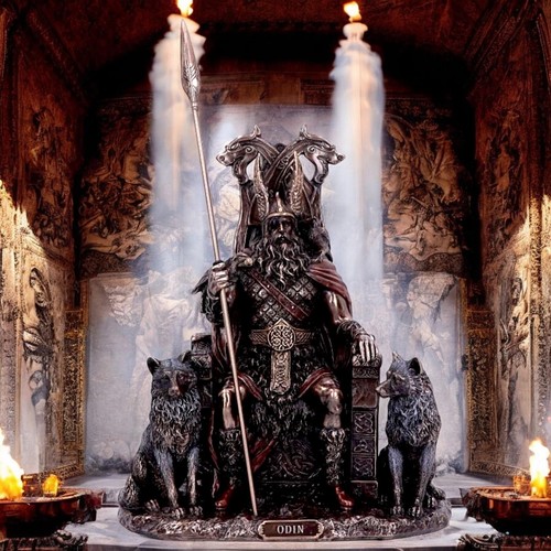 Bronze odin all father - all,