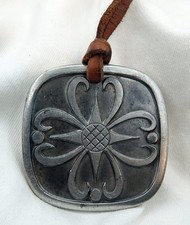 Vintage Pewter Pendant