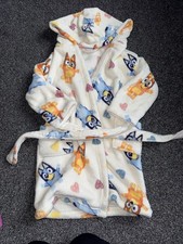Kids Bluey Dressing Gown Size