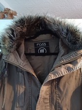 Fly53 Men's Canvas Hooded Brown Utility Field Parka Jacket Size S