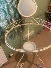 French style glass top Bondoir dressing table