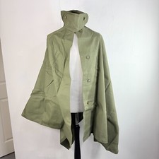 Vintage Strauss & Sons British Army Poncho Dated 1954 Canvas Military Waterproof