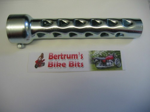 Motorcycle exhaust baffle - exhaust,