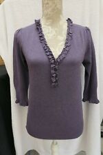 Marks and Spencer Ladies Heather Purple Jumper - Size 10