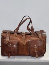 Large Handmade 1970's Leather