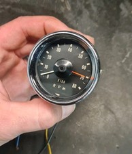 Very Rare Vintage 2 Inch Classic Race Car Rev Counter Gauge RPM x100