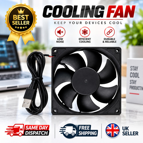 120mm usb cooler - 5v, black