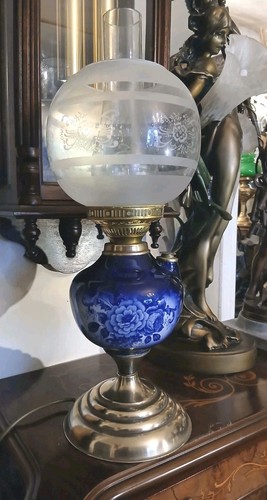 Victorian cobalt blue fount - blue,
