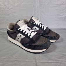 Saucony Jazz Original Trainers Womens UK 5.5 Black Silver Casual Gym