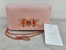 BNWT Ted Baker London JAYLLAA Bow Light Pink Crossbody Bag