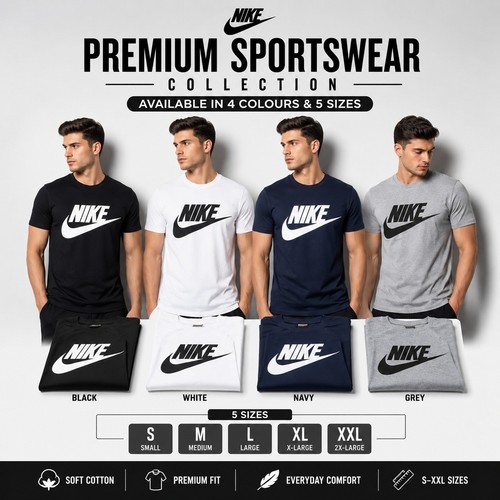 Nike men shirt - crew, neck