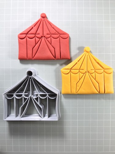 Circus tent fondant - fondant,, pastry