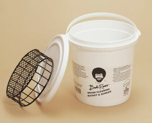 Bob ross cleaning bucket and - -,