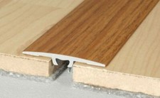 Door threshold wood look aluminium trim floor bar ramp strip edge lo 900x36x2mm