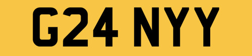Granny number plate private - number,