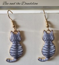 Silver grey tabby cat - grey, /
