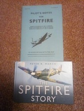 PILOT'S NOTES FOR THE SPITFIRE plus THE SPITFIRE STORY with FREE POSTAGE 
