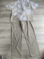 Hospital Doctors Nursing Large Scrub Top And Trousers Set