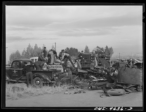 Butte montana 1942 scrap - montana,