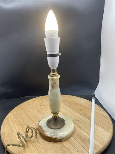 Vintage onyx table lamp - vintage,