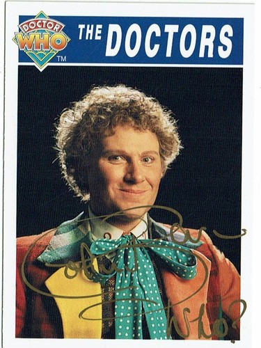 Colin baker hand signed doctor - colin,