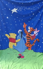 Vintage Winnie The Pooh 'Shooting Star' Single Duvet Cover & Pillowcase Set