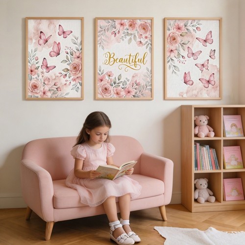 Piece pink floral - piece,