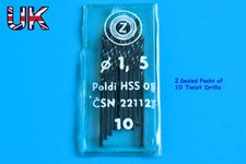 20x HSS 1.5mm Micro Twist
