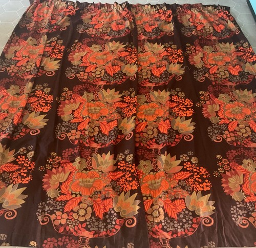Retro curtains pompeja - retro, ,pompeja