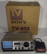 Vintage Sony TV 413 Mini Black