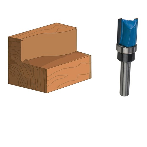 8mm template cutter flush - 8mm,