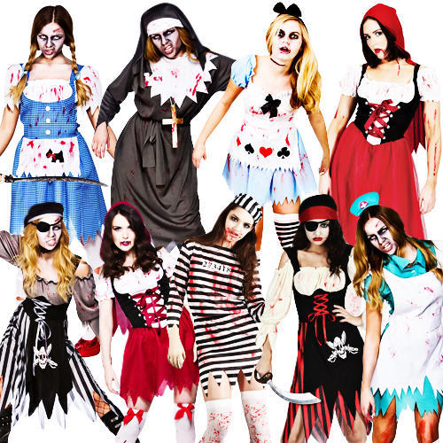 Zombie tights ladies fancy - tights,
