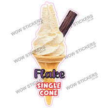 Ice cream van sticker Plain