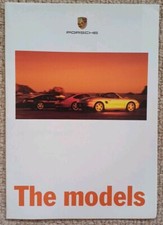 Porsche The Models 1998 Poster 996, 993 Targa, Turbo,C4S, Boxster