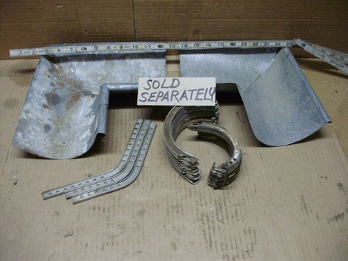 Half round rain gutter - half,