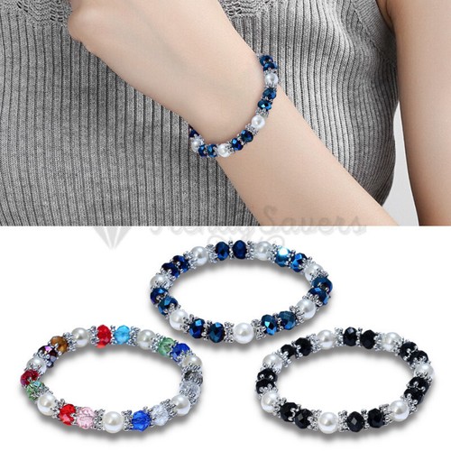 Ladies elasticated crystal - ladies,
