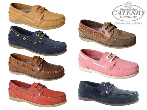 Ladies catesby boat shoes - catesby,