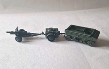 Dinky 162  18 POUNDER FIELD GUN SET 162a Light Dragon Tractor 162b Trailer 162c