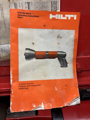 Hilti 600 powder actuated - dx,