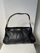 LK Bennett Black Leather Shoulder Bag Pristine Hardly Used